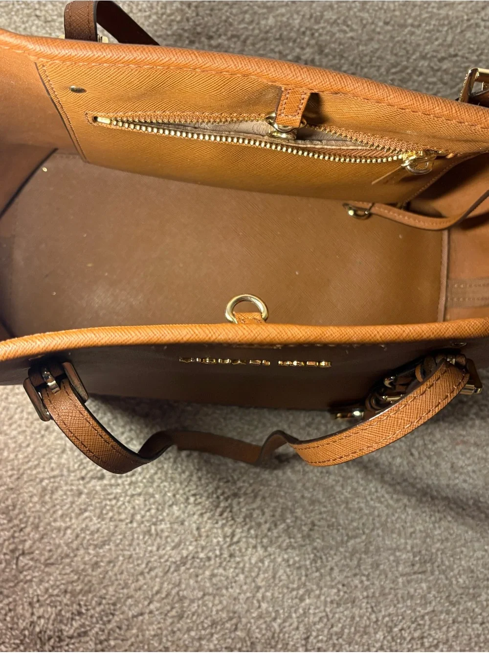 Michael Kors small Leather Tote Bag in brown